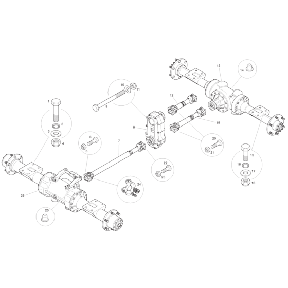 Transmission for Benford Terex Mecalac 3000 Dumpers