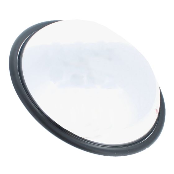 Convex, Round Mirror Head, Diameter 220mm x 180mm High with 12mm Single Bolt Fixing