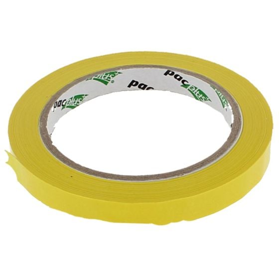 Yellow 12mm x 66m Vinyl Tape for PD222T (310 800) Pacplus Bag Neck Sealer Trimmer