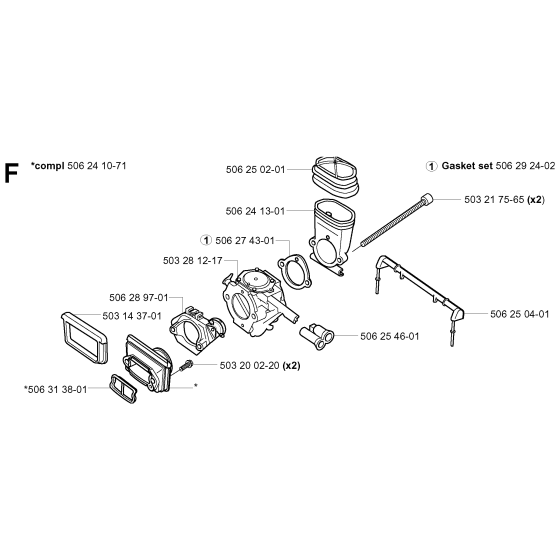 Carburetor Assembly For Husqvarna 3120K Disc Cutters