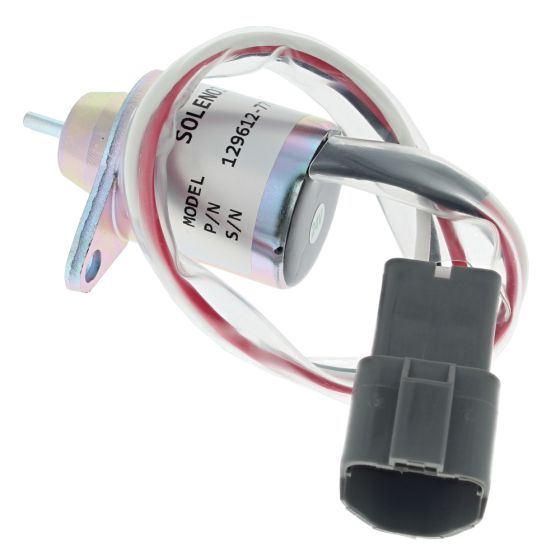 Stop Solenoid (24v) fits Yanmar 4TNV98, 4TNV94 Engines - Replaces OEM No. 129612-77940