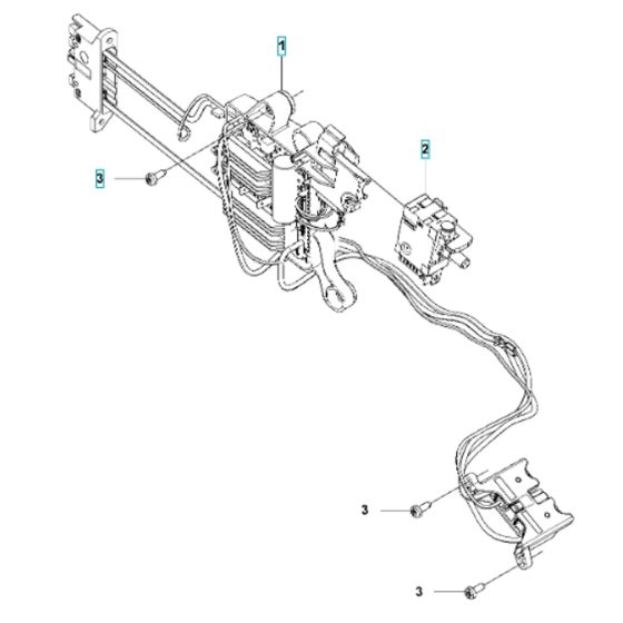 Electrical Assembly for 320iB Blower
