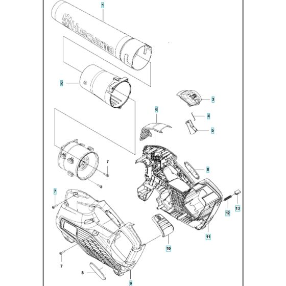 Tube Assembly for Husqvarna 320iB