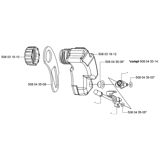 Oil Tank Assembly for Husqvarna 321 Electric Chainsaws