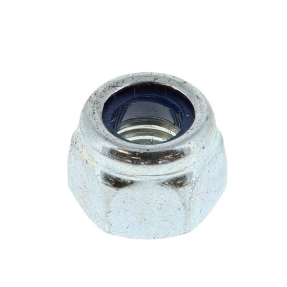 M5 Nylon Lock Nut, Zinc Plated 'P' Type (Sold Individually)