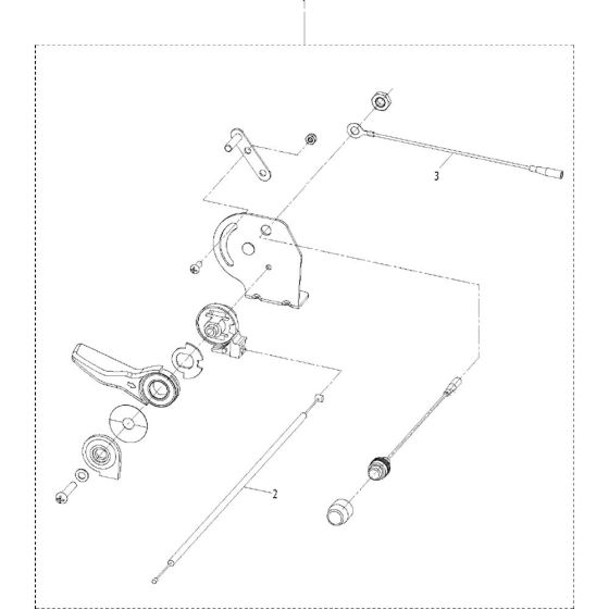 Controls Assembly for Husqvarna 321 S15, 2016-11 Sprayers