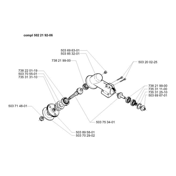 Bevel Gear for Husqvarna 322 E Trimmer/ Edgers