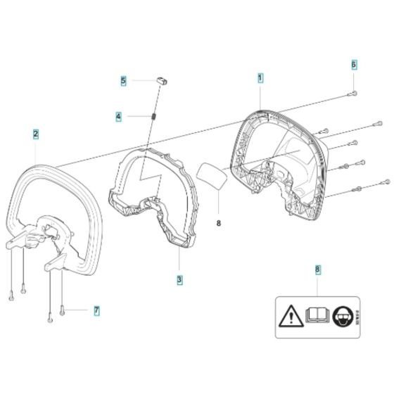 Handle for Husqvarna 322iHD60