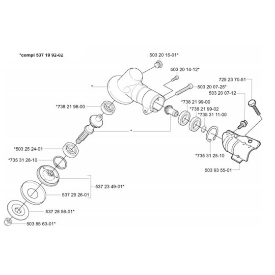 Bevel Gear  for Husqvarna 323 L Trimmer/ Edgers