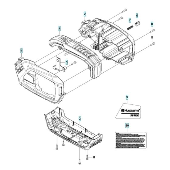 Housing for Husqvarna 325iLK