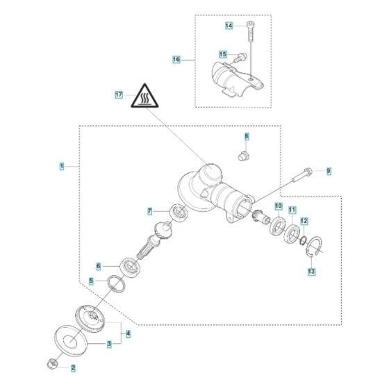 Bevel Gear for Husqvarna 325iR