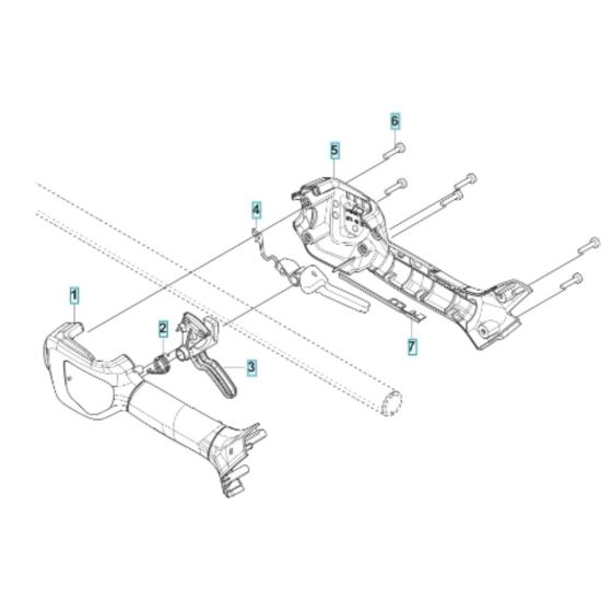Handle for Husqvarna 325iRJ