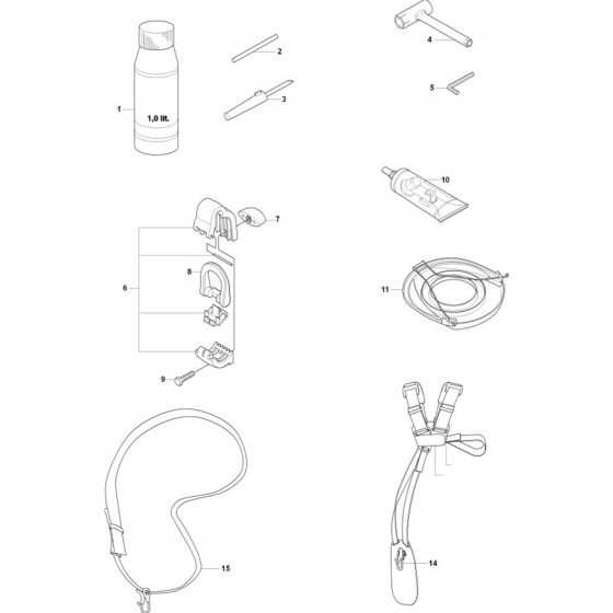 Accessories for Husqvarna 325 LDx Trimmer/ Edgers