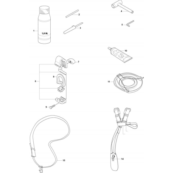 Accessories for Husqvarna 325 Lx Trimmer/ Edgers