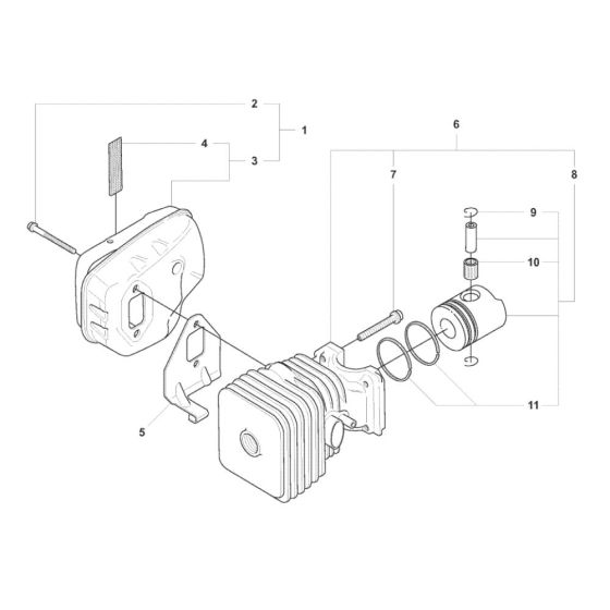 Husqvarna 326 AI 25 Parts
