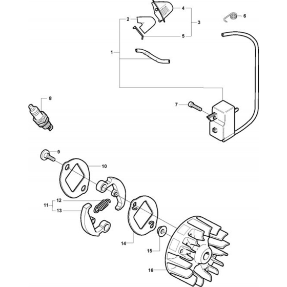 Ignition System for Husqvarna 326 LDx Trimmer/ Edgers