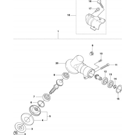 Bevel Gear for Husqvarna 327 LS Trimmer/ Edgers