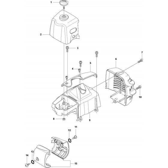 Cover for Husqvarna 327 Lx Trimmer/ Edgers