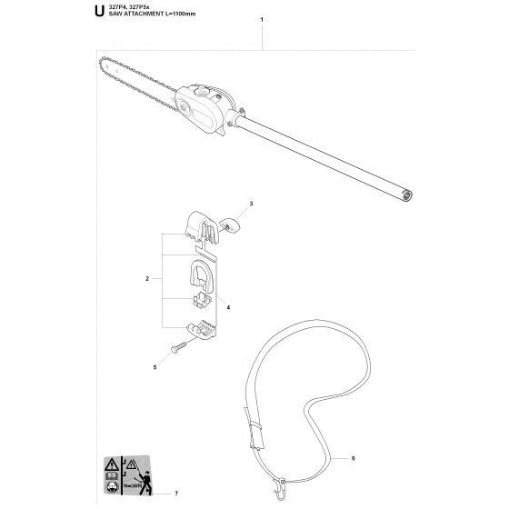 Attachments -2 for Husqvarna 327P Pole Pruners