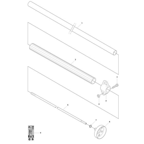 Shaft Assembly for Husqvarna 327P4