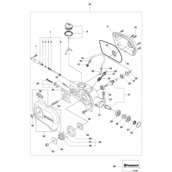 Saw Head Assembly for Husqvarna