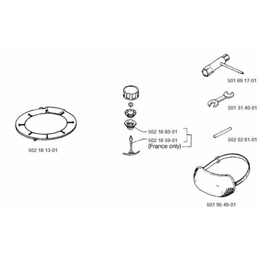 Accessories for Husqvarna 32 BL Trimmer/ Edgers