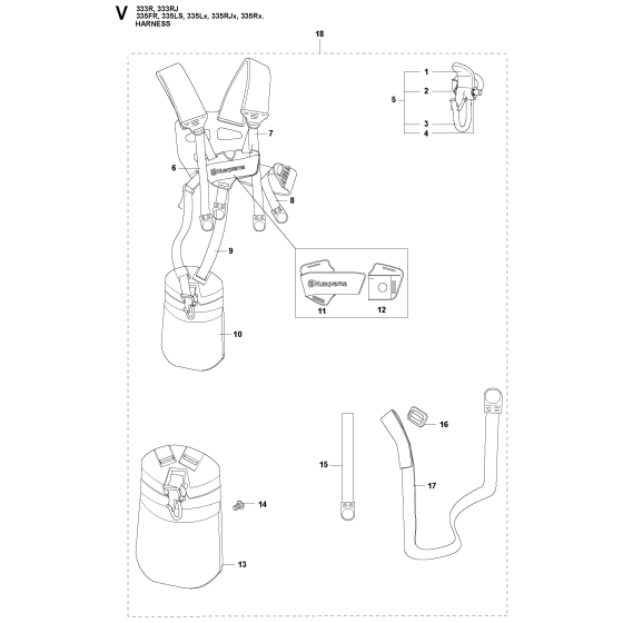 Harness Assembly for 333R