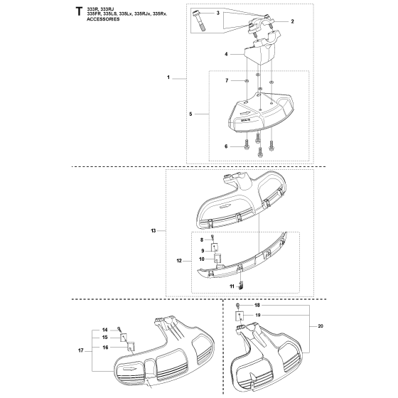 Accessories for Husqvarna 333RJ