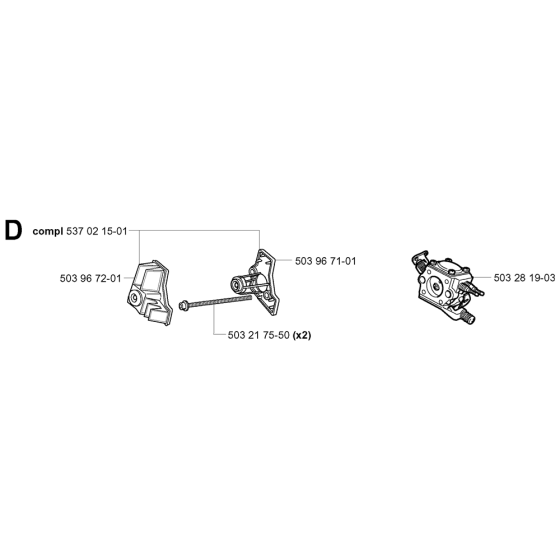 Carburetor Assembly for 335XPt