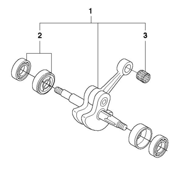 Crankshaft Assembly for 338XPt