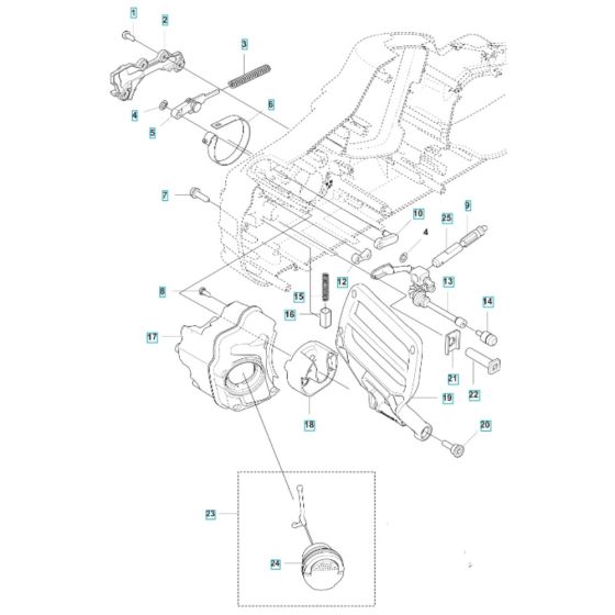 Chain Brake for Husqvarna 340i