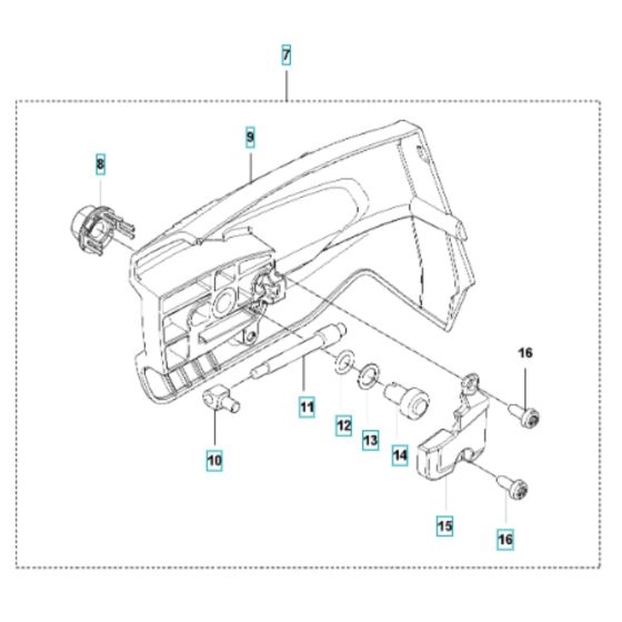Clutch Cover for Husqvarna 340i