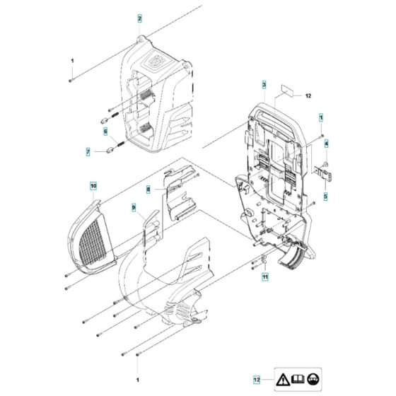 Housing for Husqvarna 340iBT