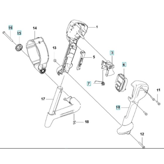 Throttle Controls for Husqvarna 340iBT