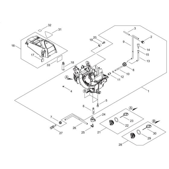 Engine Cover for Shindaiwa 341AC