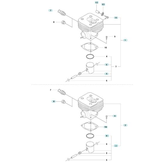 Cylinder Assembly for 343FRM