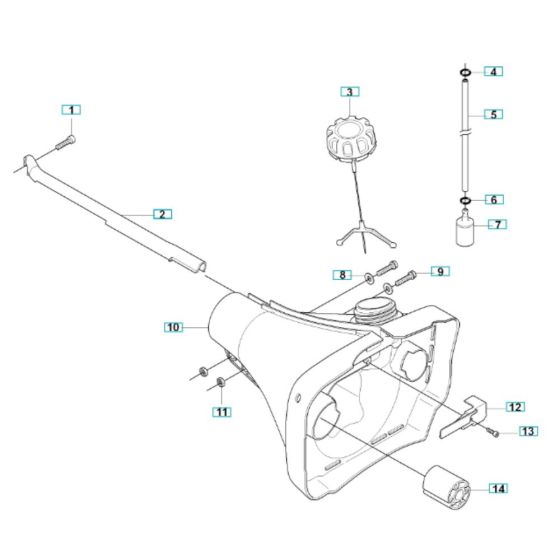 Fuel Tank Assembly for 343FRM
