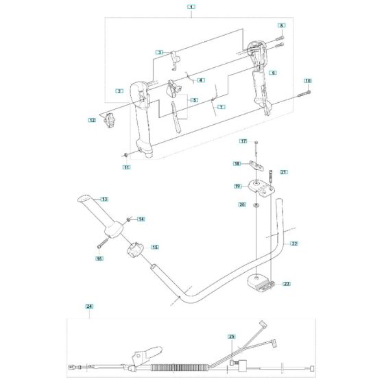 Throttle Assembly for 343FRM