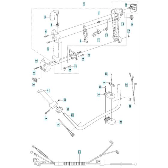 Throttle Assembly for 343FRM