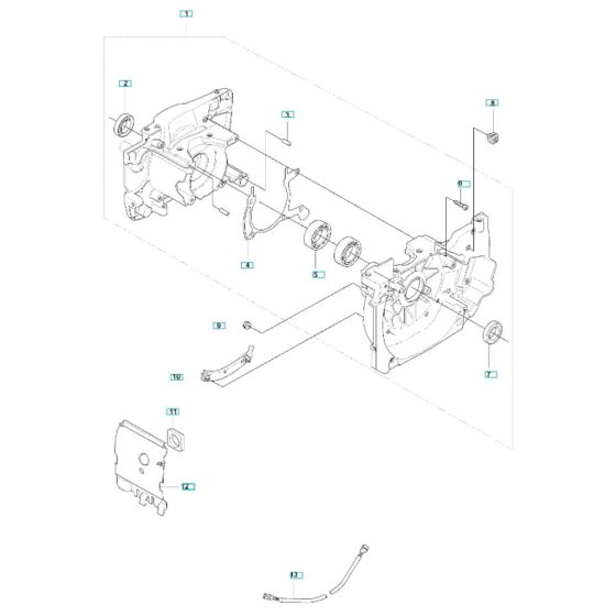 Crankcase Assembly for 343FRM