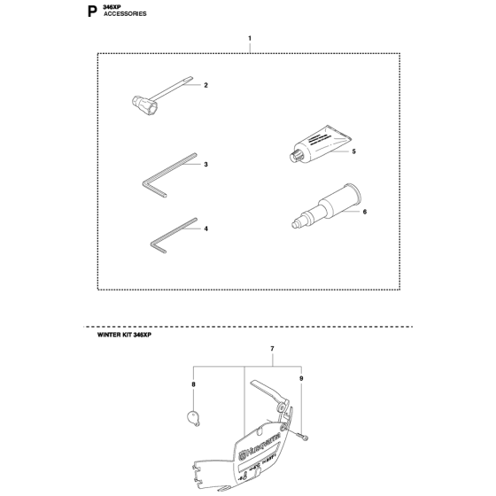 Accessories For Husqvarna 346XP Chainsaw 