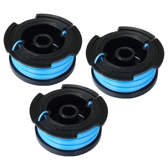 3 Pack - Nylon Strimmer Line Spool for Black & Decker Reflex GL530, GL540