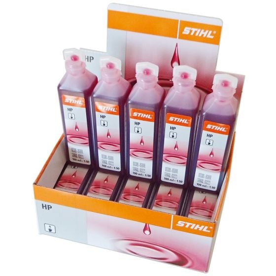 Stihl 2-Stroke Oil 10 Pack of 100ml Shots for TS410, TS420 Disc Cutters - 0781 319 8401