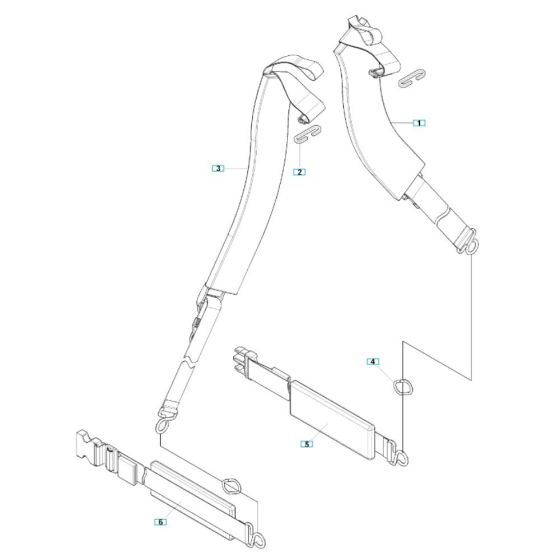 Harness Assembly for Husqvarna 350BF
