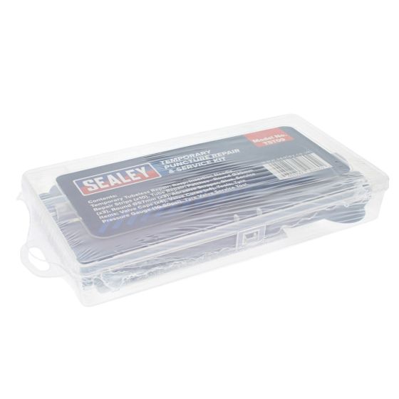 Temporary Puncture Repair & Service Kit by Sealey