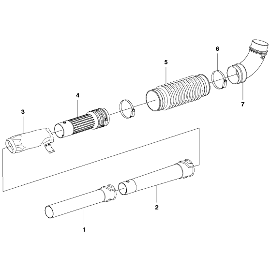 Tube Assembly for Husqvarna 356BT Leaf Blower