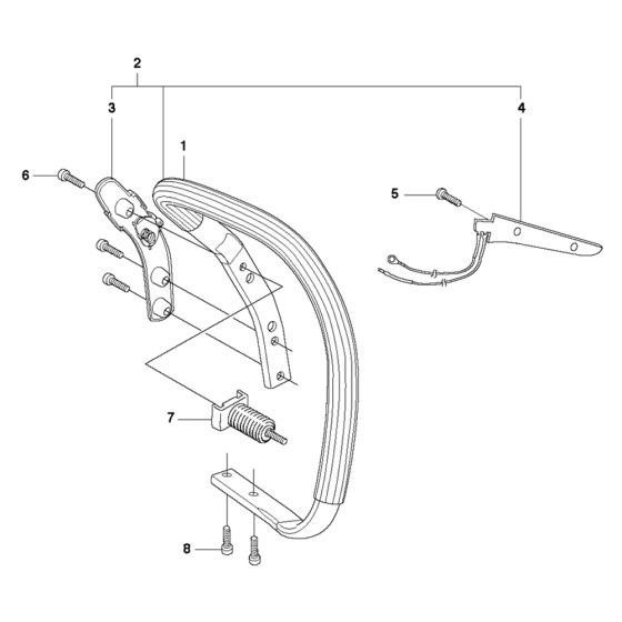 Handle Assembly For Husqvarna 359 Chainsaw 