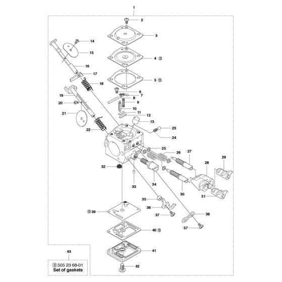 Carburetor Assembly For Husqvarna 359 Chainsaw 