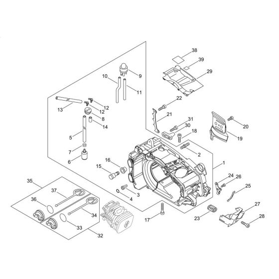 Engine Cover for Shindaiwa 362TS