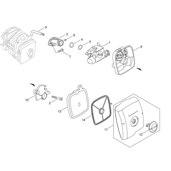 Air Cleaner & Carburettor
